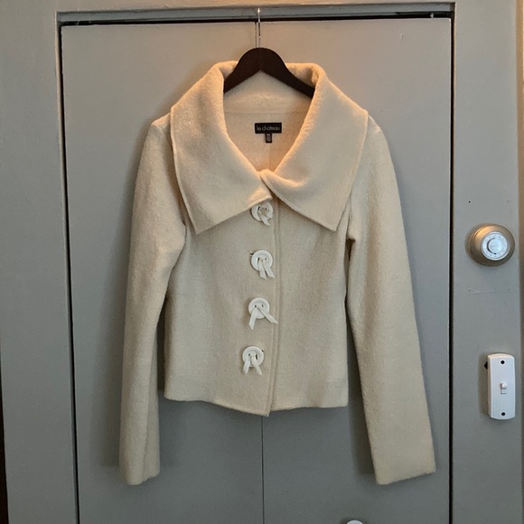 Ivory / Cream wool le chateau Jacket - Picture 1 of 5